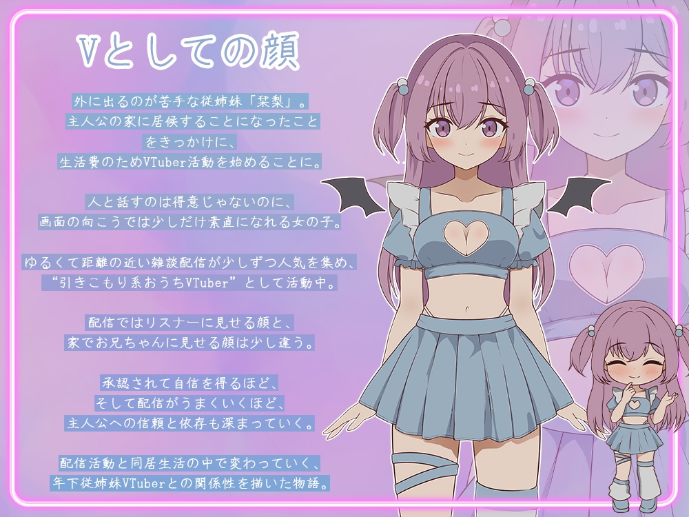 突然同居した従姉妹はVTuberになるらしい-俺だけが知る秘密の素顔- [ぱんきじしぇいく]