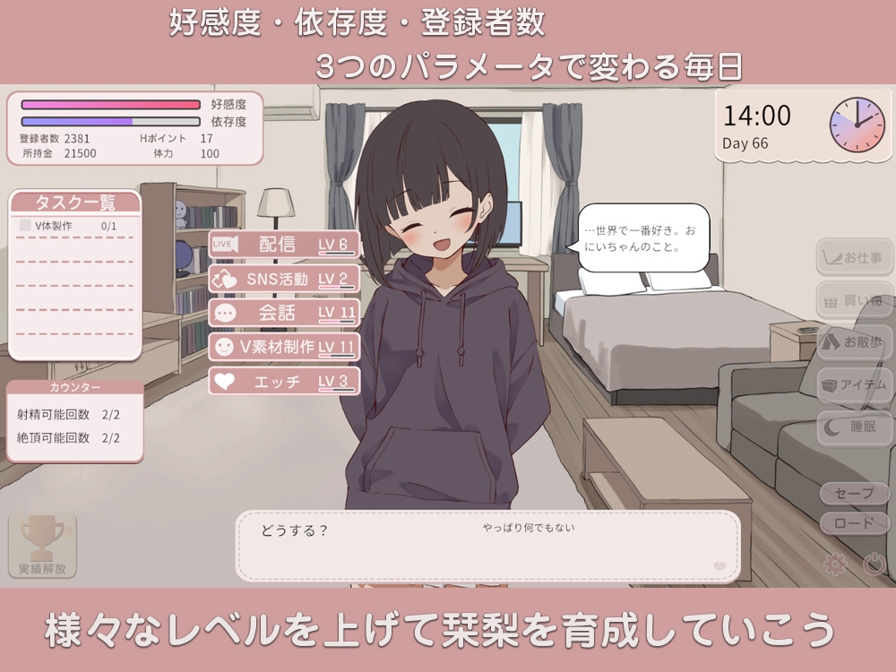 突然同居した従姉妹はVTuberになるらしい-俺だけが知る秘密の素顔- [ぱんきじしぇいく]